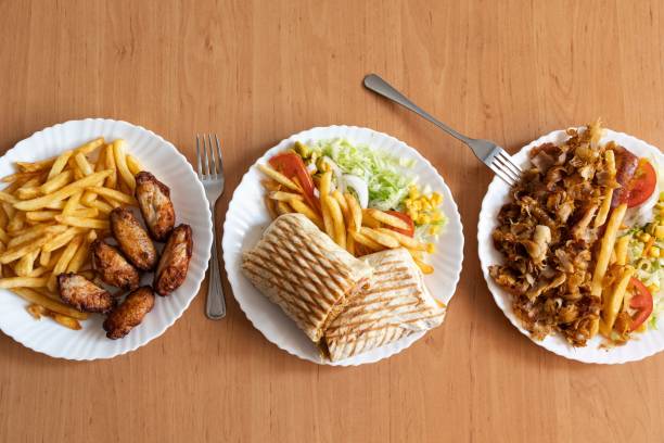 Repas servis à la cantine